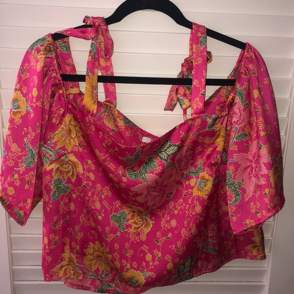 Patterned Satin Tank - Picture 2 of 6